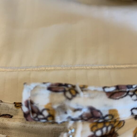 Blue Plate brown and white patterned skirt. Fully lined Size 10 - Picture 7 of 7